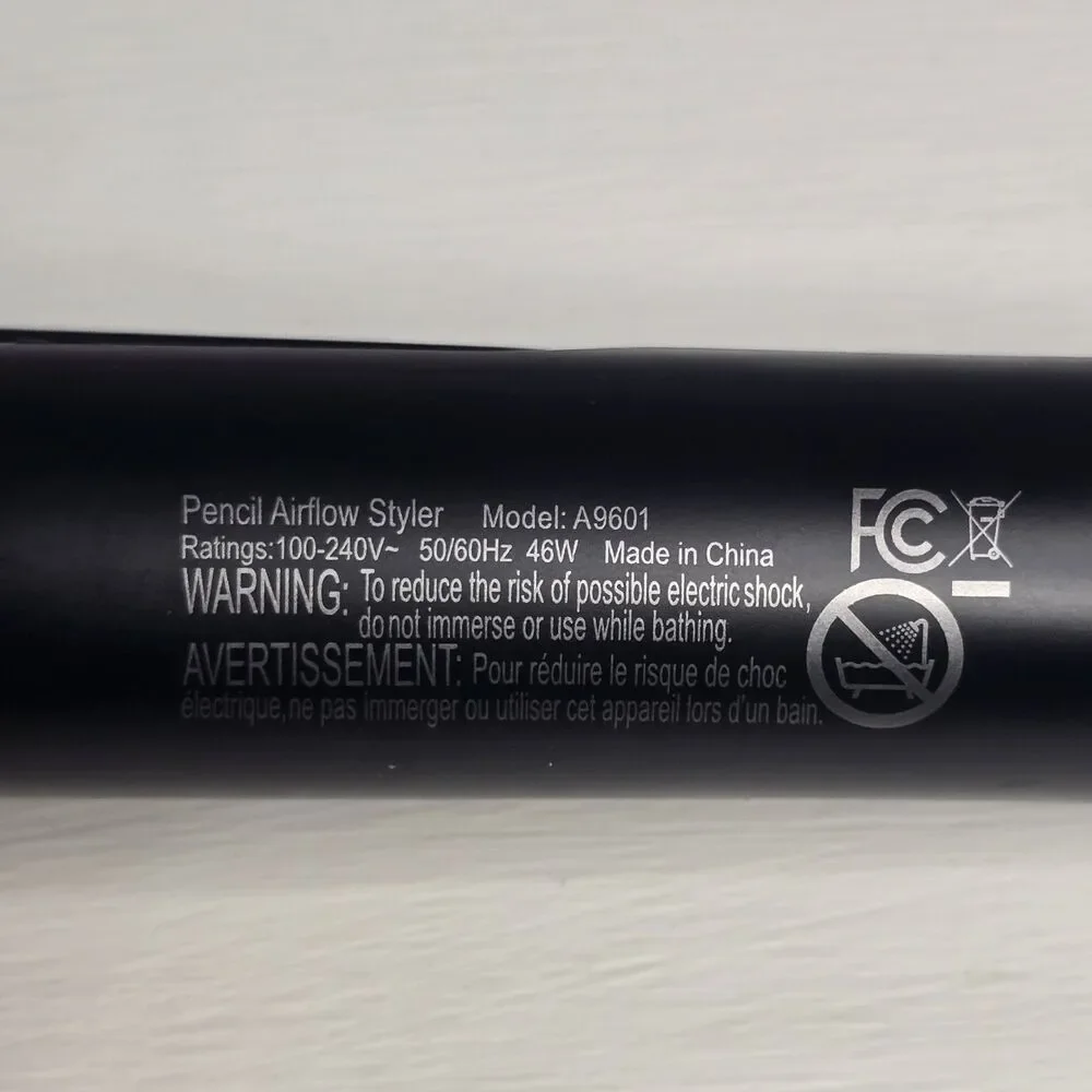 Wavytalk Cool Curl Pencil Airflow Styler and Straightener Flat Iron Model A9601